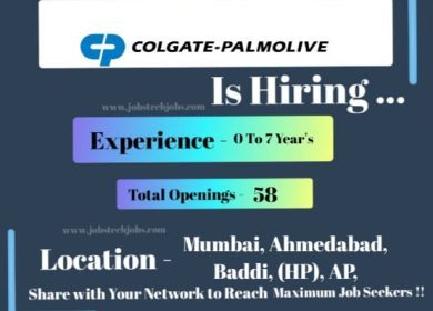 Colgate-Palmolive Mega Recruitment Drive February 2025