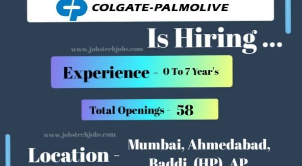 Colgate-Palmolive Mega Recruitment Drive February 2025