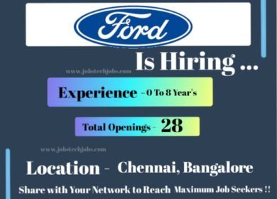 Latest Job Opportunities at Ford-2025