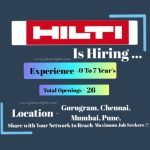 Exciting Job Opportunities at Hilti Feb - 2025