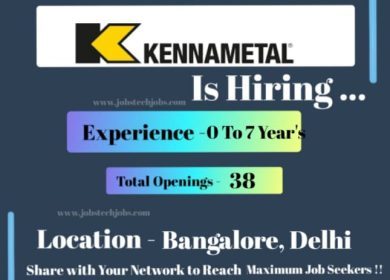 Kennametal Mega Recruitment Drive for Remote/Office | February 2025