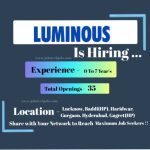 Luminous Mega Recruitment Drive - February 2025