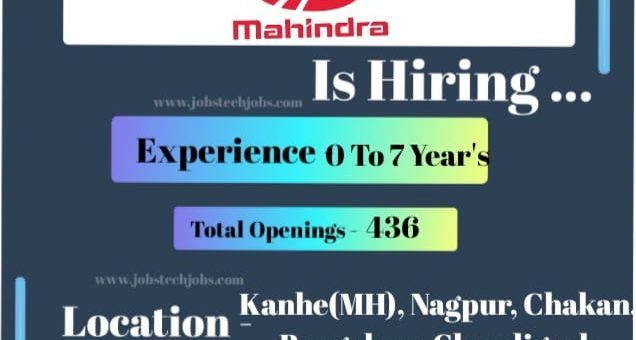 Mahindra Latest Job Opportunities - 2025