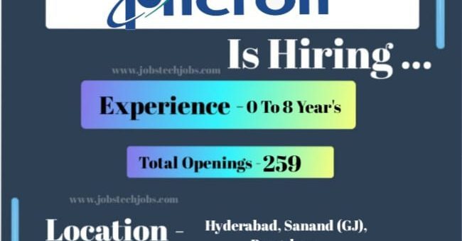 Micron Latest Job Opportunities-2025