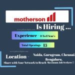 Motherson Top 10 Job Opportunities February 2025