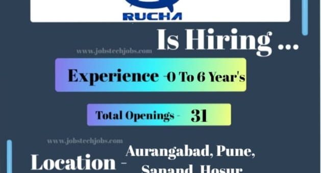 Rucha Engineering Mega Recruitment-Feb-2025