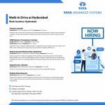 Tata Advanced Systems Walk-In Drive at Hyderabad