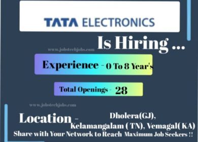 Tata Electronics Latest Top Job Opportunities