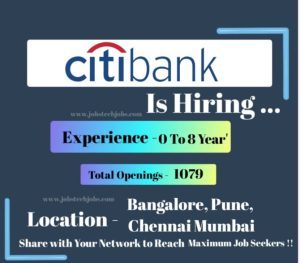 Citi Bank Hiring Latest Job Opportunities-2025