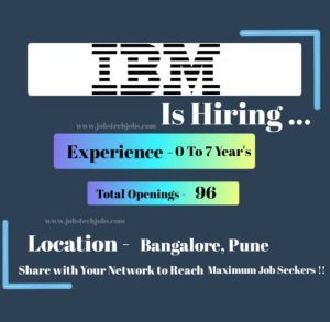 Top Amazing Jobs at IBM in India 2025