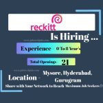 Reckitt Hiring Latest Job Opportunities