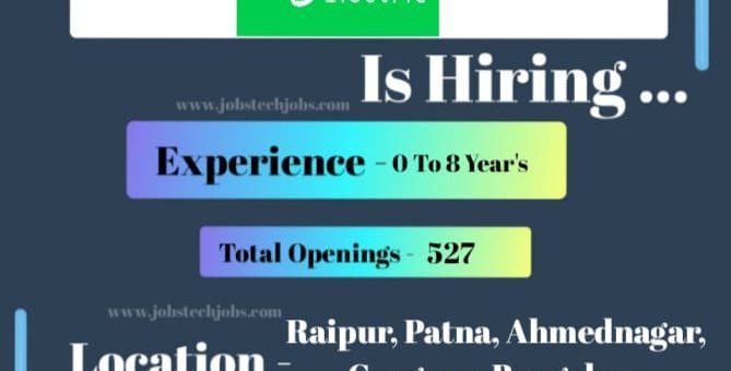 Schneider Electric Latest Job Opportunities