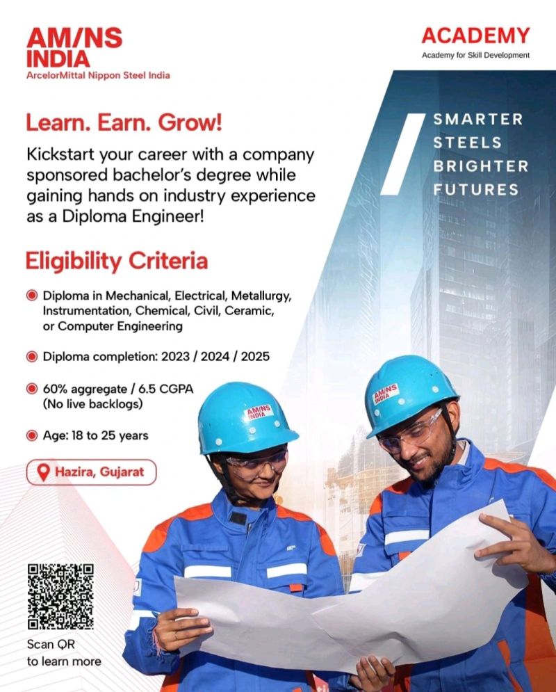 Arcelor Mittal Nippon India Exciting Job Opportunities