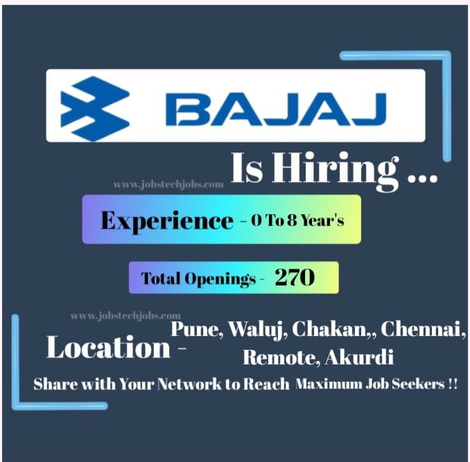 Bajaj Electricals Latest Job Opportunities