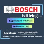Top 20 Latest Job Opportunities at Bosch