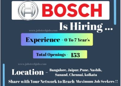 Exciting Openings at Bosch Group