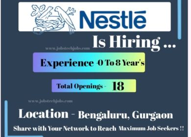 Nestlé Exciting Job Opportunities