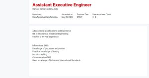 Assistant Executive Engineer