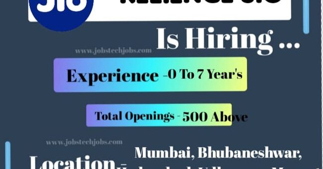 Reliance Jio Explore Job Opportunities Across India