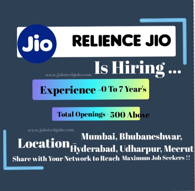 Reliance Jio Explore Job Opportunities Across India