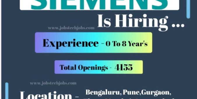 Siemens Exciting Job Vacancies 2025