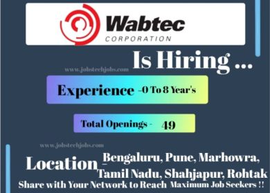 Wabtec Hiring Multiple Job Opportunities