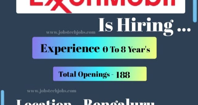 Walk in Drive at ExxonMobil Bengaluru