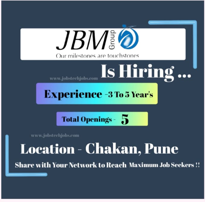 JBM Group Latest Job Opportunities