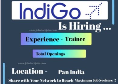 walk in interview from Indigo for Cabin Trainee