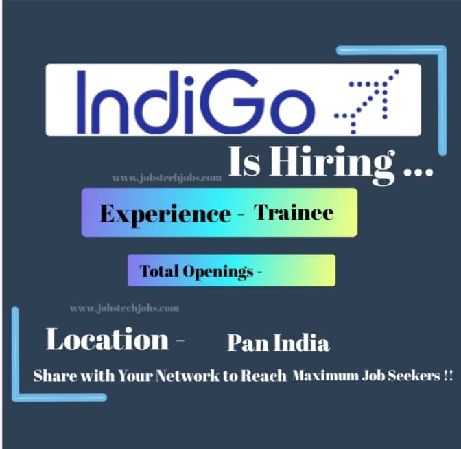 walk in interview from Indigo for Cabin Trainee