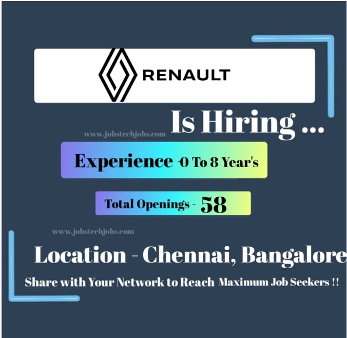 Renault Group Exciting Job Opportunities