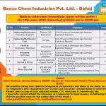 Walk in Drive Opportunities at Benzo Chem in Dahej