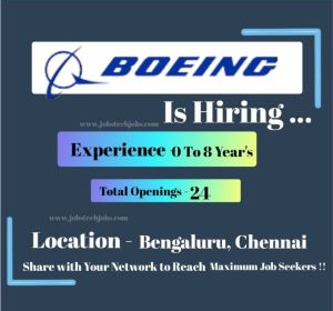 Boeing India Hiring Exciting Job Opportunities