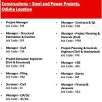 Essar Projects Latest Job Opportunities – Odisha