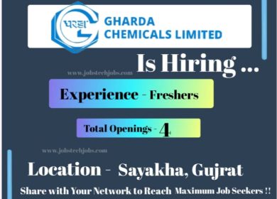 Gharda Chemicals Ltd Hiring For Trainee