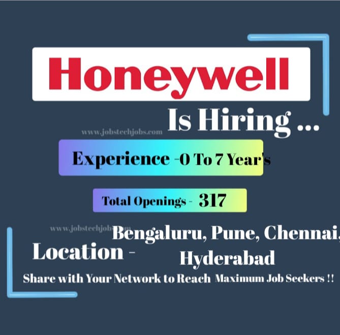 Honeywell Top Amazing Job Openings