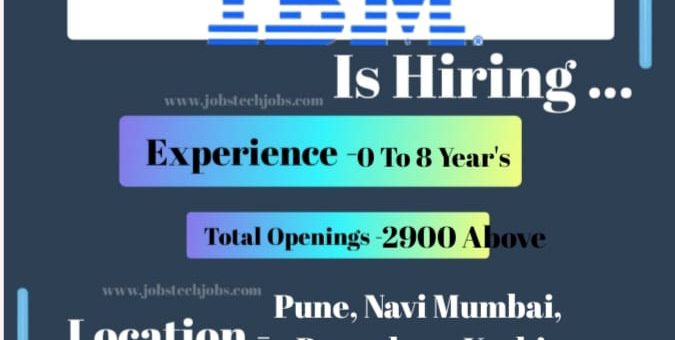 IBM Hiring Multiple Job Opportunities