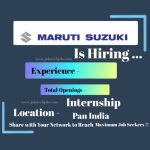 Internship Opportunities at Maruti Suzuki