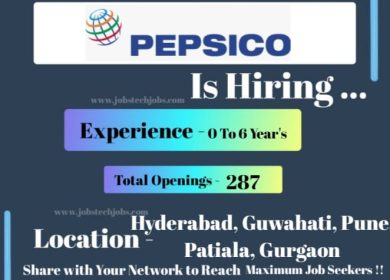 PepsiCo Exciting Top Job Opportunities