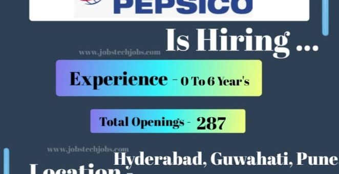 PepsiCo Exciting Top Job Opportunities