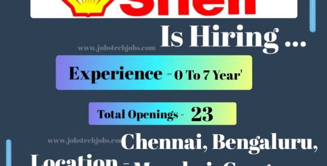 Shell Latest Job Opporchunities