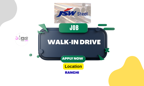 Walk in Drive Job Opportunities at JSW Steel