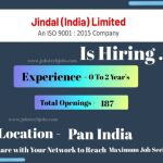 Walk in Drive For Jindal (India) Limited