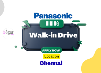Walk in Drive Job Opportunities at Panasonic –2025