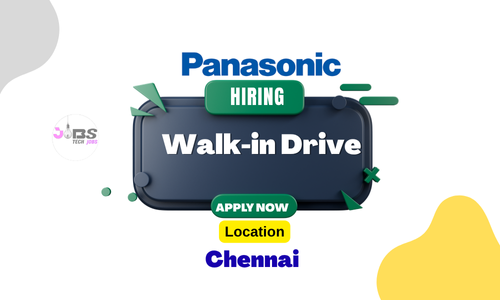 Walk in Drive Job Opportunities at Panasonic –2025