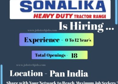Latest Job Vacancy in SONALIKA