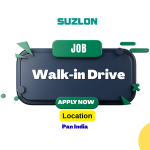 Walk in Drive Job Opportunities at SUZLON