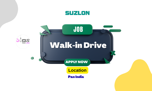 Walk in Drive Job Opportunities at SUZLON