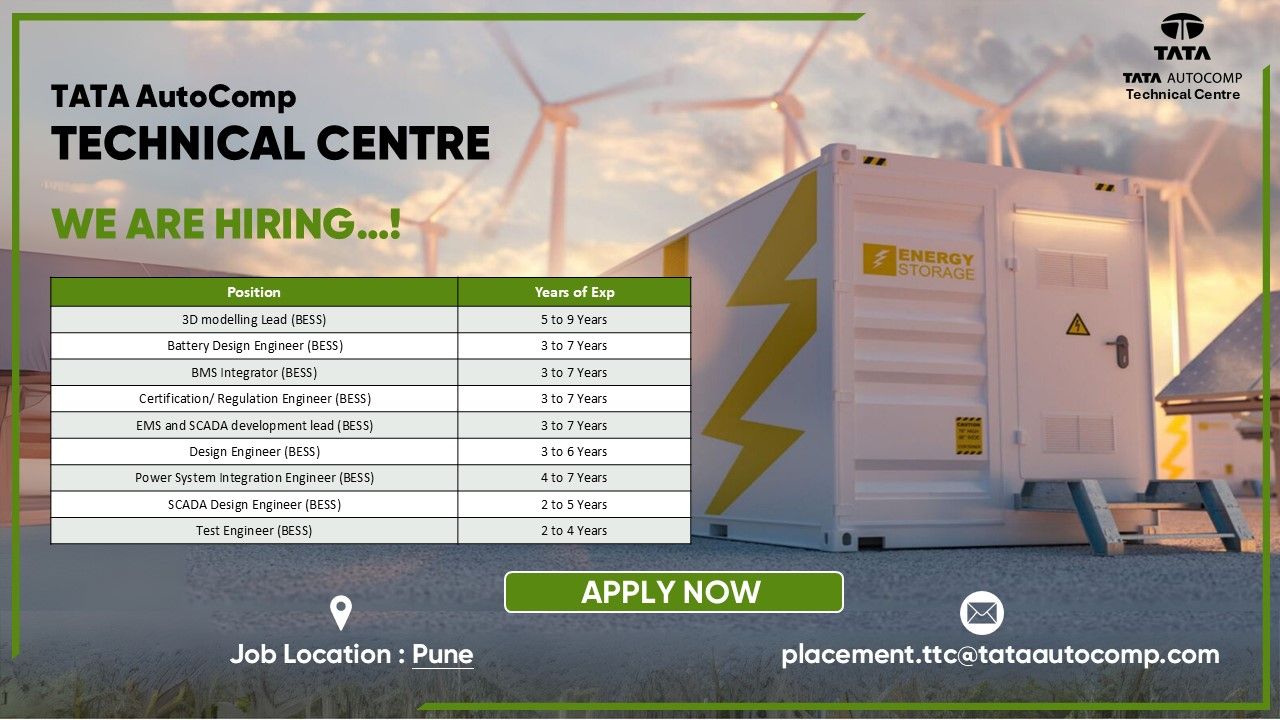 Tata AutoComp Latest Job Opportunities