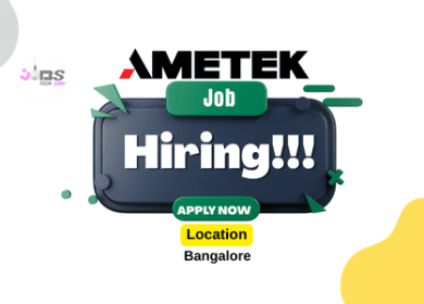 Latest Job In Bangalore at AMETEK